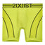 2(X)IST Lime-Punch Two-Tone Speed-Dri Sport-Mesh No-Show Boxer Brief