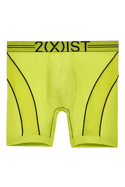 2(X)IST Lime-Punch Two-Tone Speed-Dri Sport-Mesh No-Show Boxer Brief thumbnail 2