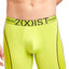 2(X)IST Lime-Punch Two-Tone Speed-Dri Sport-Mesh No-Show Boxer Brief