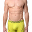 2(X)IST Lime-Punch Two-Tone Speed-Dri Sport-Mesh No-Show Trunk