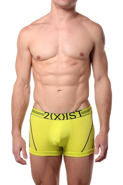 2(X)IST Lime-Punch Two-Tone Speed-Dri Sport-Mesh No-Show Trunk thumbnail 1