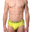 2(X)IST Lime-Punch Two-Tone Speed-Dri Sport No-Show Brief