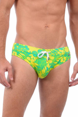 2(X)IST Limoncello Tie-Dye Floral Swim Brief thumbnail 1