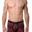 2(X)IST Logo-Matrix Printed Essential Cotton-Stretch Boxer Brief