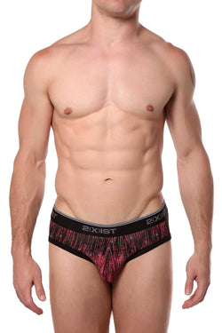 2(X)IST Matrix-Printed Essential Cotton-Stretch No-Show Brief thumbnail 1