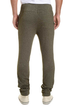 2(X)IST Military-Heather Diamond Jacquard Textured Slim-Leg Lounge Pant thumbnail 2