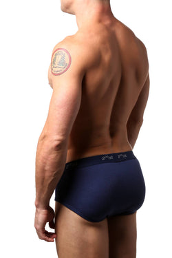 2(X)IST Navy Blue Contour Pouch Brief thumbnail 2