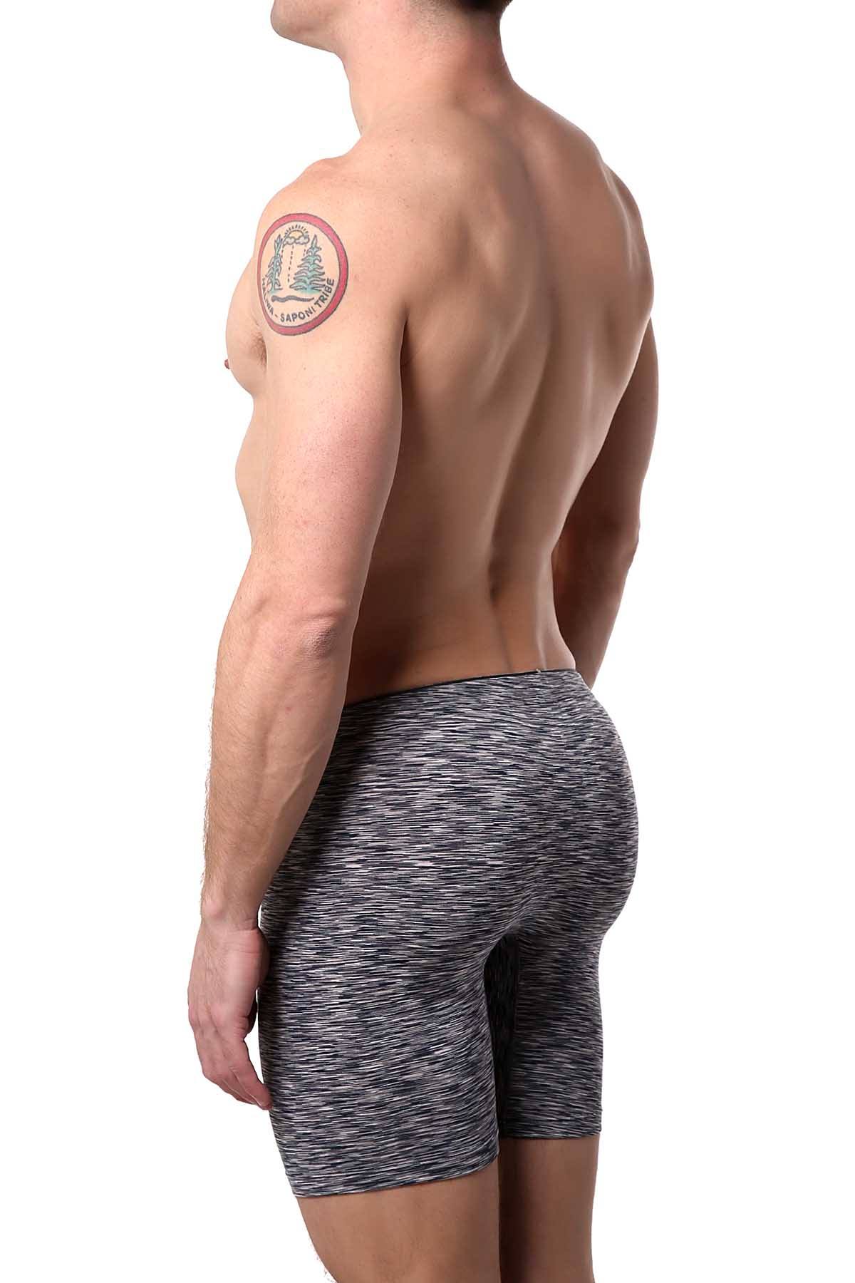 2(X)IST Navy Space Dye Sliq Micro Sport Boxer Brief
