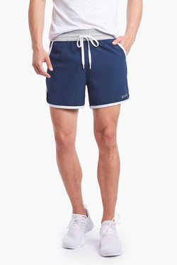 2(X)IST Navy/White Contrast-Binding Retro Jogger Short thumbnail 1