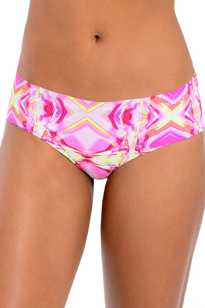 2(X)IST Neon Print Laser Cut Hipster