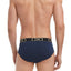 2(X)IST Ocean Purple and Noon Luxe No Show Brief 3-Pack