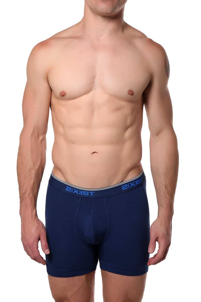 2(X)IST Ocean-Tide Essential Cotton-Stretch Boxer Brief