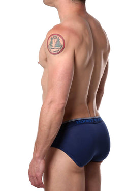 2(X)IST Ocean-Tide Essential Cotton-Stretch No-Show Brief thumbnail 2