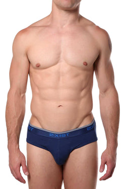 2(X)IST Ocean-Tide Essential Cotton-Stretch No-Show Brief thumbnail 1