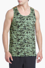 2(X)IST Olive/Black Camo Military Sport Tank Top