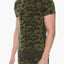 2(X)IST Olive Camo Crewneck Short Sleeve Sweatshirt