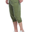 2(X)IST Olive Military Sport Cropped Sweatpant