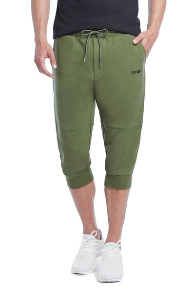 2(X)IST Olive Military Sport Cropped Sweatpant