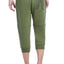 2(X)IST Olive Military Sport Cropped Sweatpant