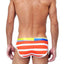 2(X)IST Orange Striped Brief