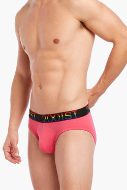 2(X)IST Pink Pride Cotton Stretch No Show Brief thumbnail 3
