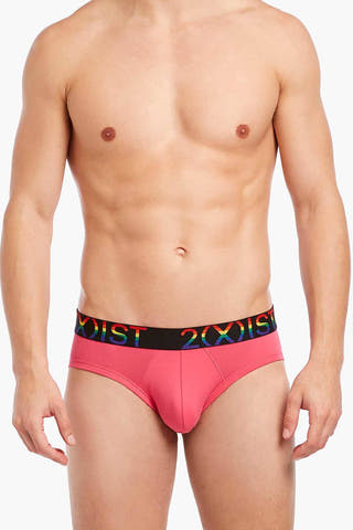 2(X)IST Pink Pride Cotton Stretch No Show Brief