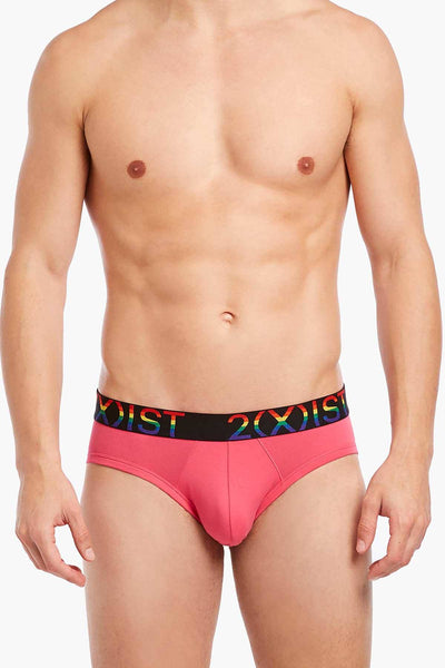 2(X)IST Pink Pride Cotton Stretch No Show Brief