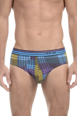2(X)IST Plaid Purple Mod Modal Brief thumbnail 1