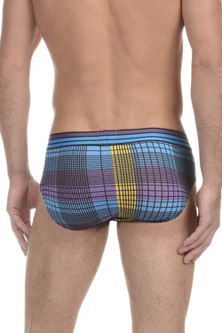 2(X)IST Plaid Purple Mod Modal Brief thumbnail 2