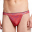 2(X)IST Poppy Geo-Box-Print Sliq-Micro Y-Back Thong