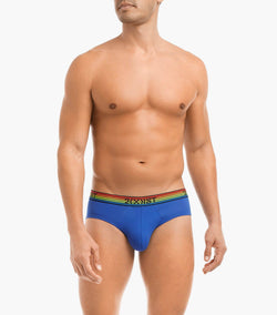 2(X)IST Pride Cotton Stretch No-Show Brief 5-Pack thumbnail 2