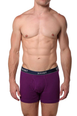 2(X)IST Purple Essential Cotton Boxer Brief thumbnail 1