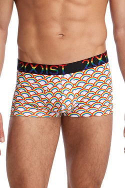 2(X)IST Rainbow Geo Pride Cotton Stretch No-Show Trunk thumbnail 1