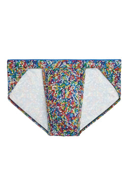 2(X)IST Rainbow Sequin Sliq Micro Sport Brief thumbnail 3