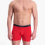2(X)IST Red Cotton Stretch Boxer Brief 2-Pack