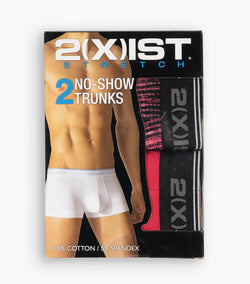 2(X)IST Red Cotton Stretch No-Show Trunk 2-Pack thumbnail 4