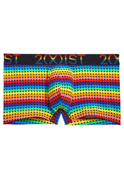 2(X)IST Retro Geo Pride Cotton Stretch No-Show Trunk thumbnail 2