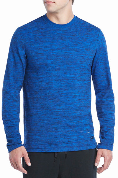 2(X)IST Royal-Heather Lounge Long-Sleeve Cotton T-shirt