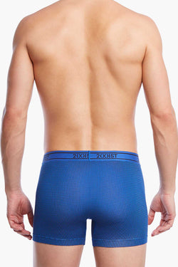 2(X)IST Royal Micro-Grid Print Graphic Modal Boxer Brief thumbnail 3