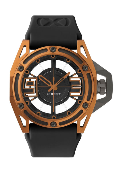2(X)IST Rust/Gunmetal/Black NYC Watch