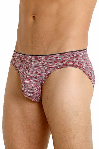 2(X)IST Salsa-Red/Space-Dye Sliq Micro Brief