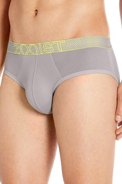 2(X)IST Smoke Grey Speed Dri Mesh No Show Brief thumbnail 3
