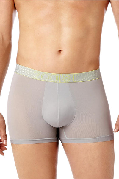 2(X)IST Smoke Grey Speed Dri Mesh No-Show Trunk