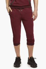 2(X)IST Speckled-Burgundy Sport Crop Lounge Pant