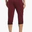2(X)IST Speckled-Burgundy Sport Crop Lounge Pant