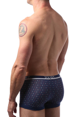 2(X)IST Star Print Cotton Stretch No Show Trunk thumbnail 2