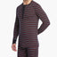 2(X)IST Stripe Essential Cotton Long Sleeve Henley