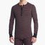 2(X)IST Stripe Essential Cotton Long Sleeve Henley