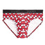 2(X)IST Tawny Port Hearts Graphic Micro No-Show Brief