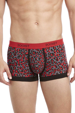 2(X)IST Toreador Cheetah-Print Graphic Cotton No-Show Trunk thumbnail 1